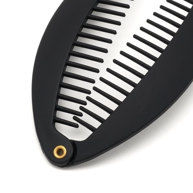 Набор заколок бананов для волос матовые коричневые (28466)