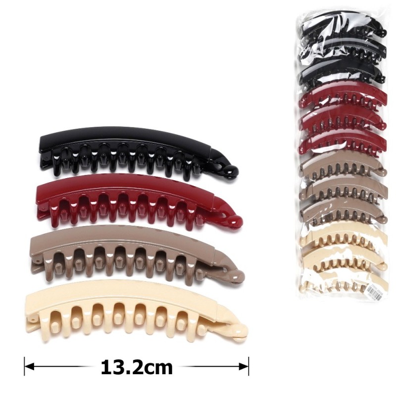 Набор заколок-бананов для волос 13.2см (31705)