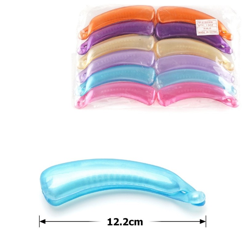 Набор заколок бананов для волос глянцевые (6269)