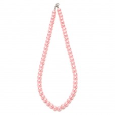 Подвеска на шею из бусин розового цвета Ø8мм (27603)