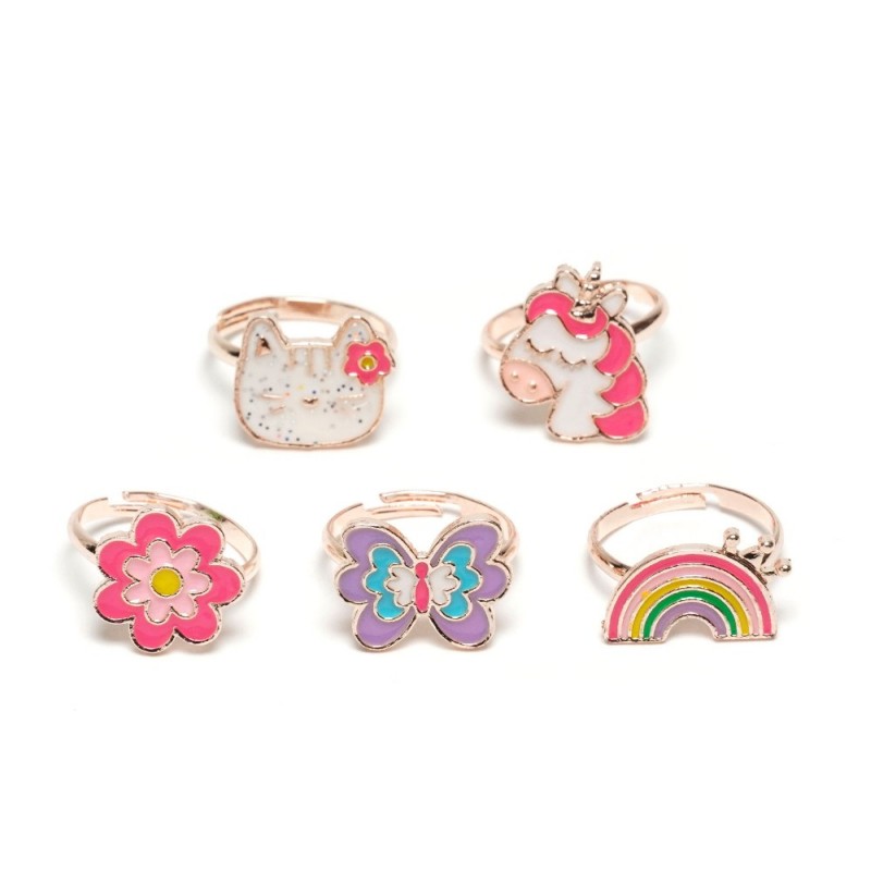 Набор детских колец 72шт разноцветные (31357)