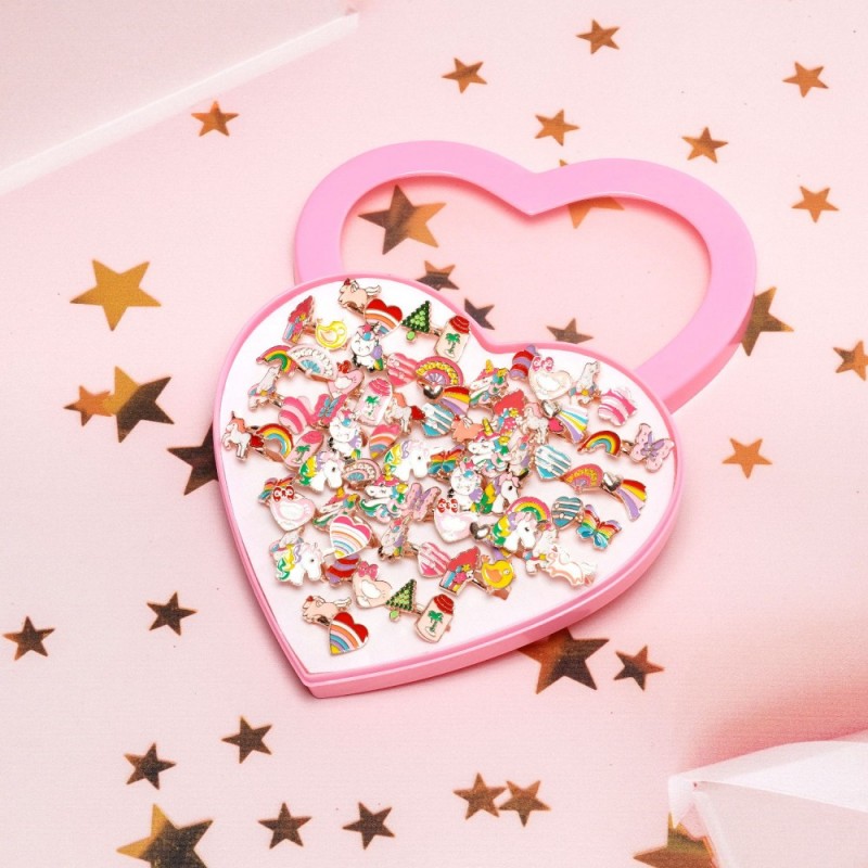 Набор детских колец 72шт разноцветные (31358)