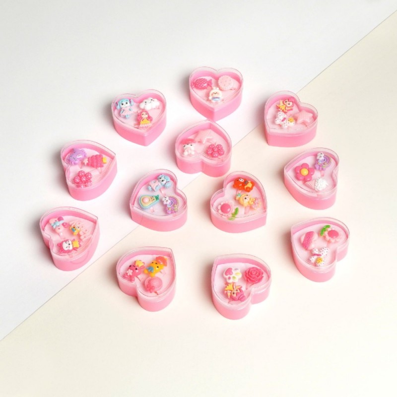 Набор детских колец 12х3шт разноцветные (31359)