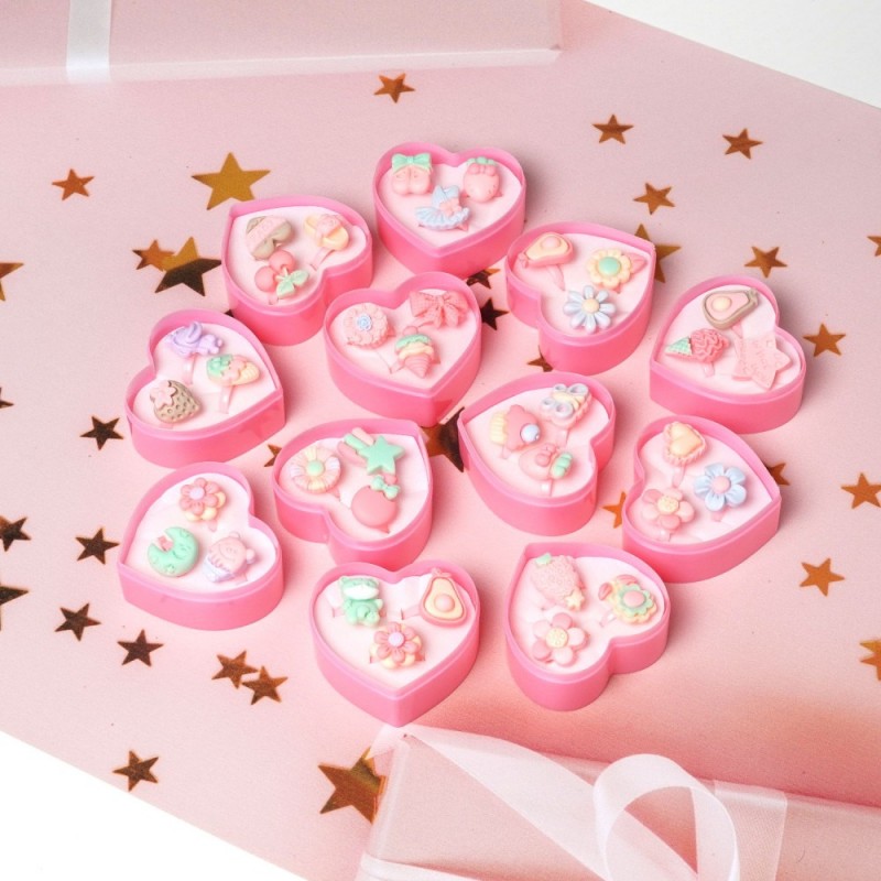 Набор детских колец 12х3шт разноцветные (31360)