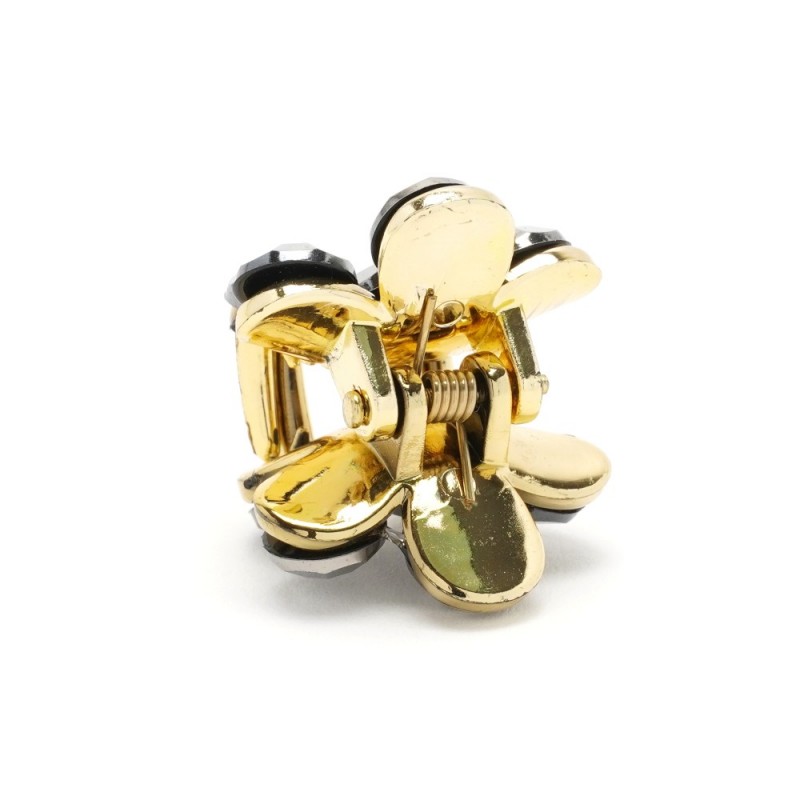 Набор заколок-крабов в форме цветка со стразами (10947)