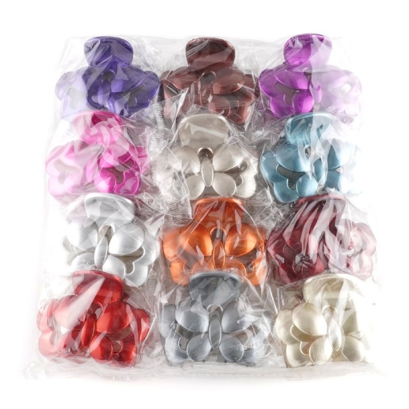 Набор заколок-крабов для волос глянцевые (13181)