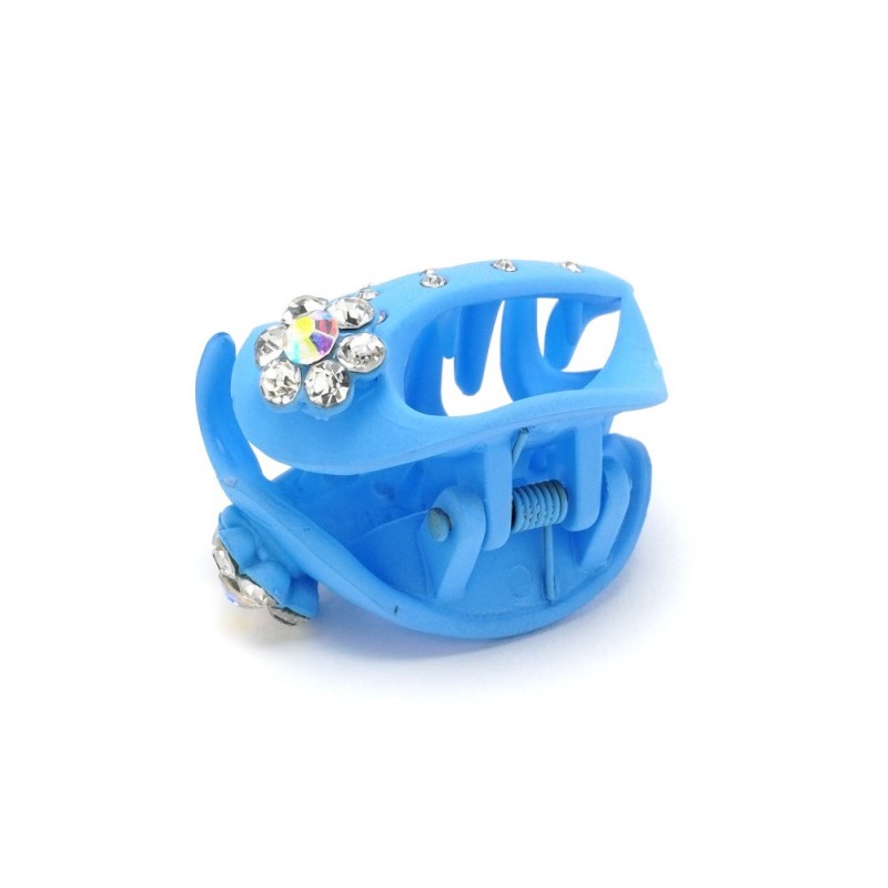 Набор заколок-крабов (32-13183) матовых со стразами