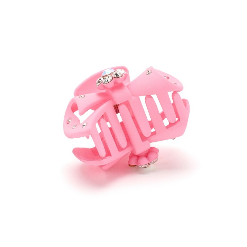 Набор заколок-крабов (72-13185) матовых со стразами