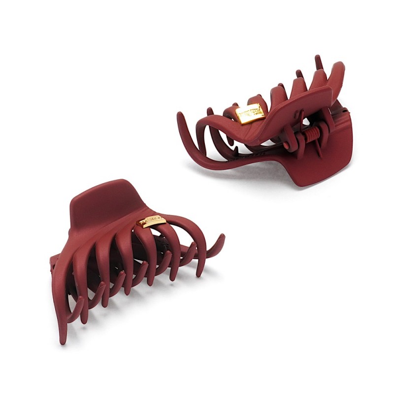 Набор заколок-крабов (14-14952) матовых с украшением