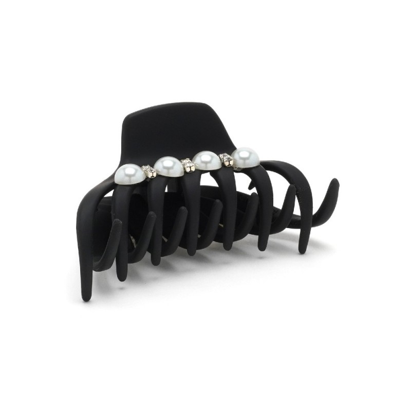 Набор заколок-крабов (14-15358) матовых с жемчугом