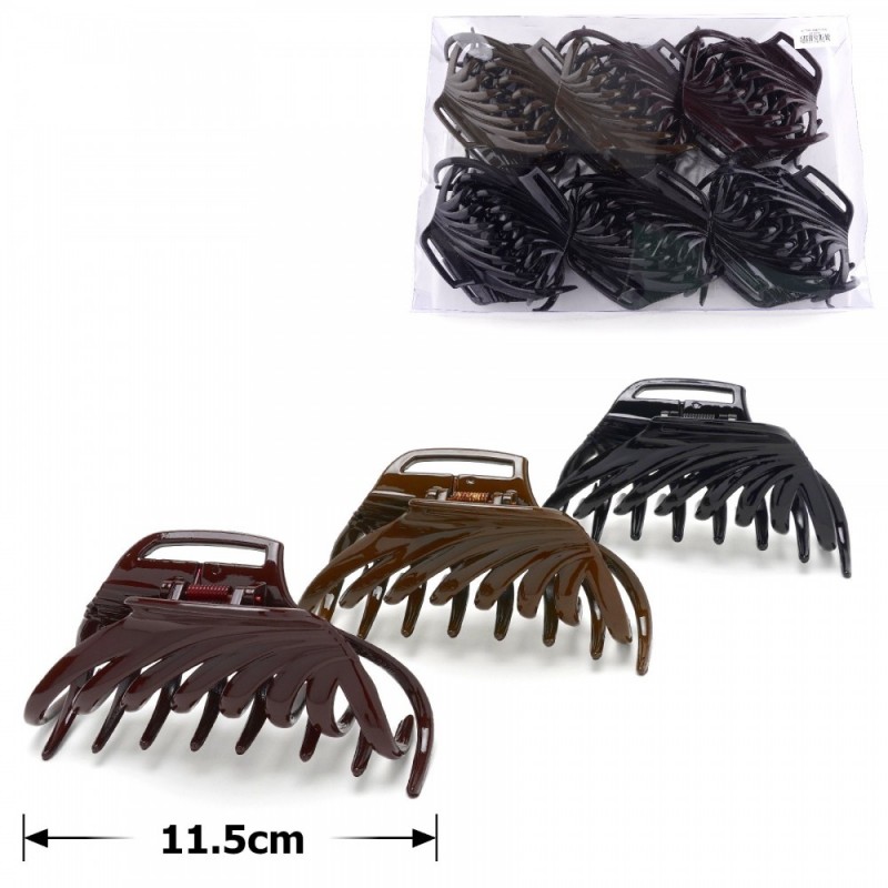 Набор заколок-крабов (18-23584) глянцевых