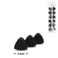 Набор заколок-крабов (81-26845) матовых чёрных