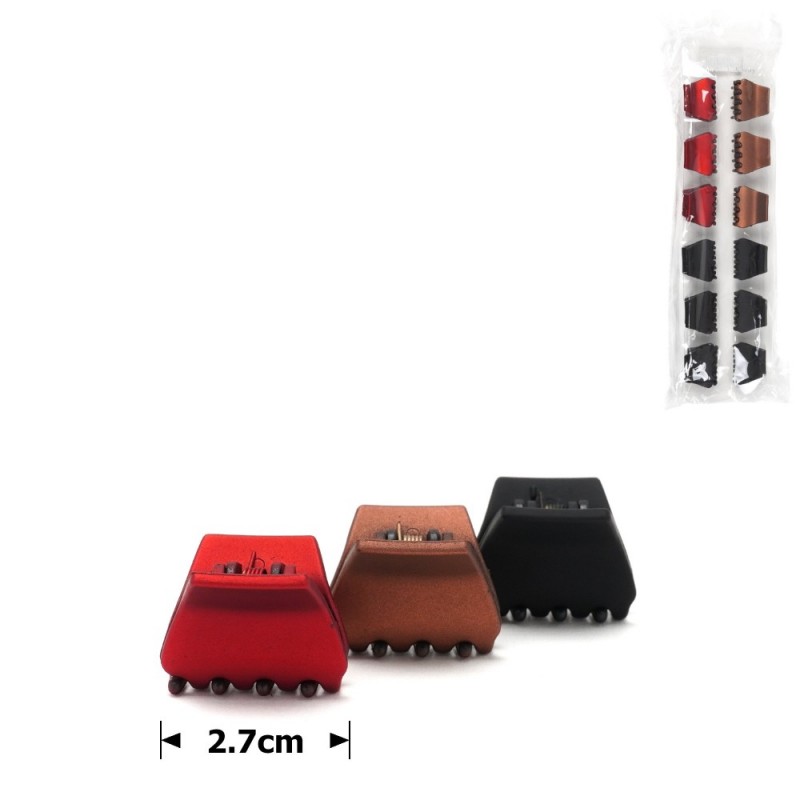 Набор заколок-крабов (81-26848) матовых