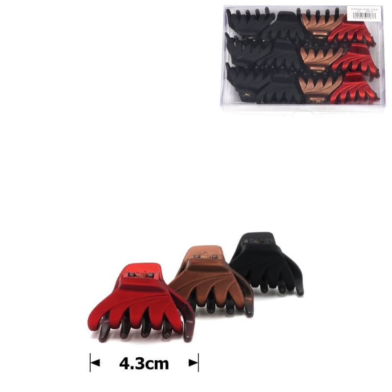 Набор заколок-крабов (12-26862) матовых