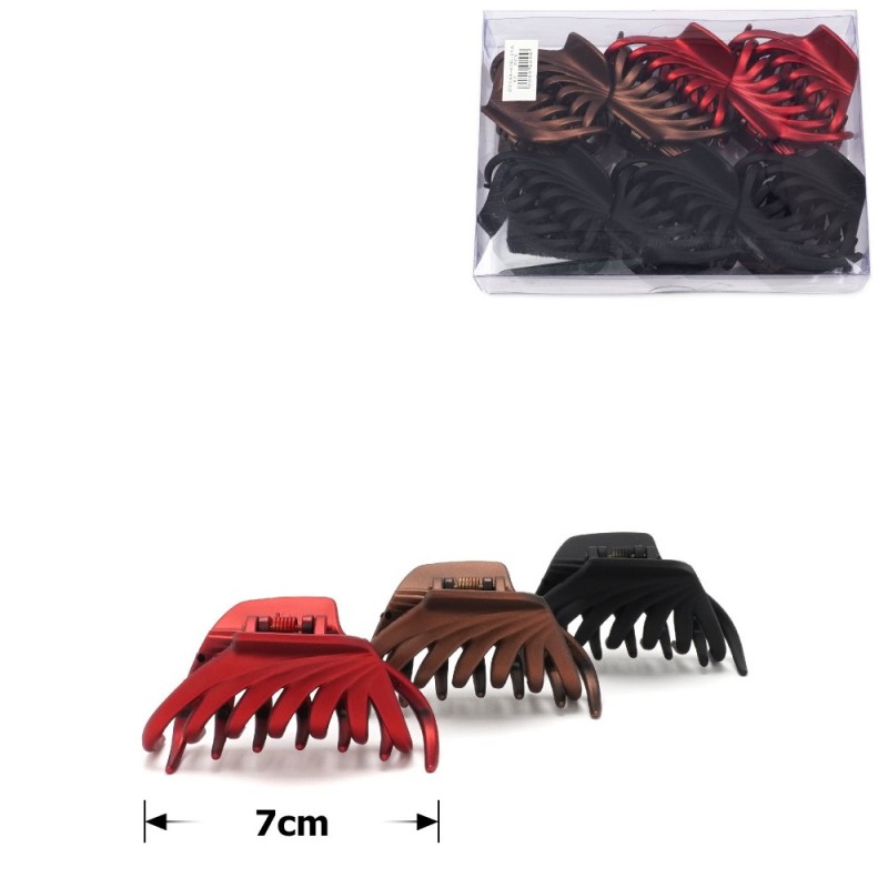 Набор заколок-крабов (14-26864) матовых