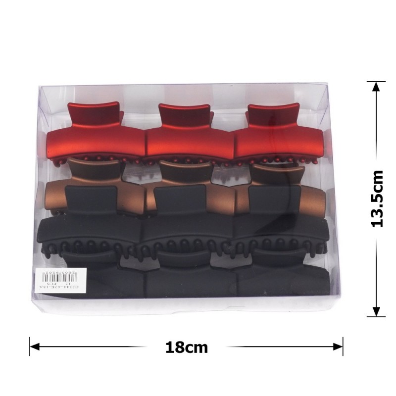 Набор заколок-крабов (23-26870) матовых