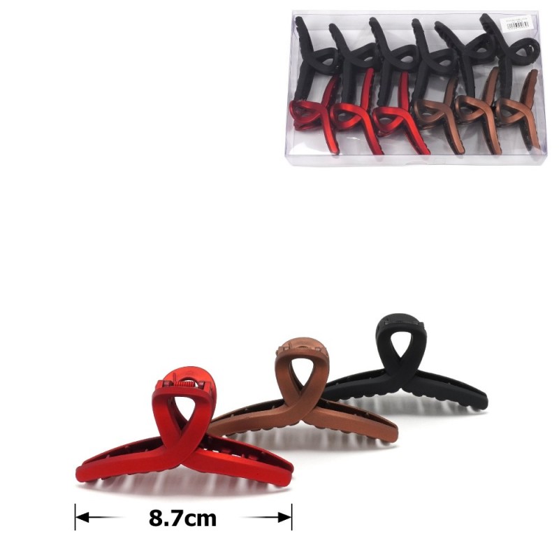 Набор заколок-крабов (88-26883) матовых