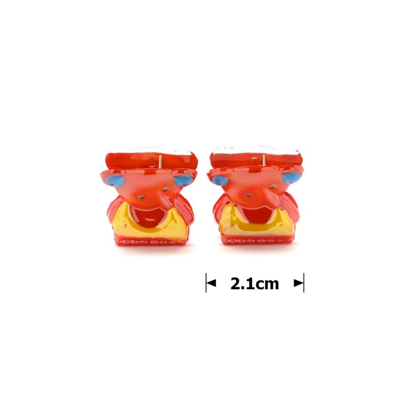 Набор заколок-крабов 2.1см 2шт (27074) вариант 01