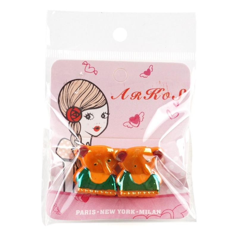 Набор заколок-крабов 2.1см 2шт (27074) вариант 02