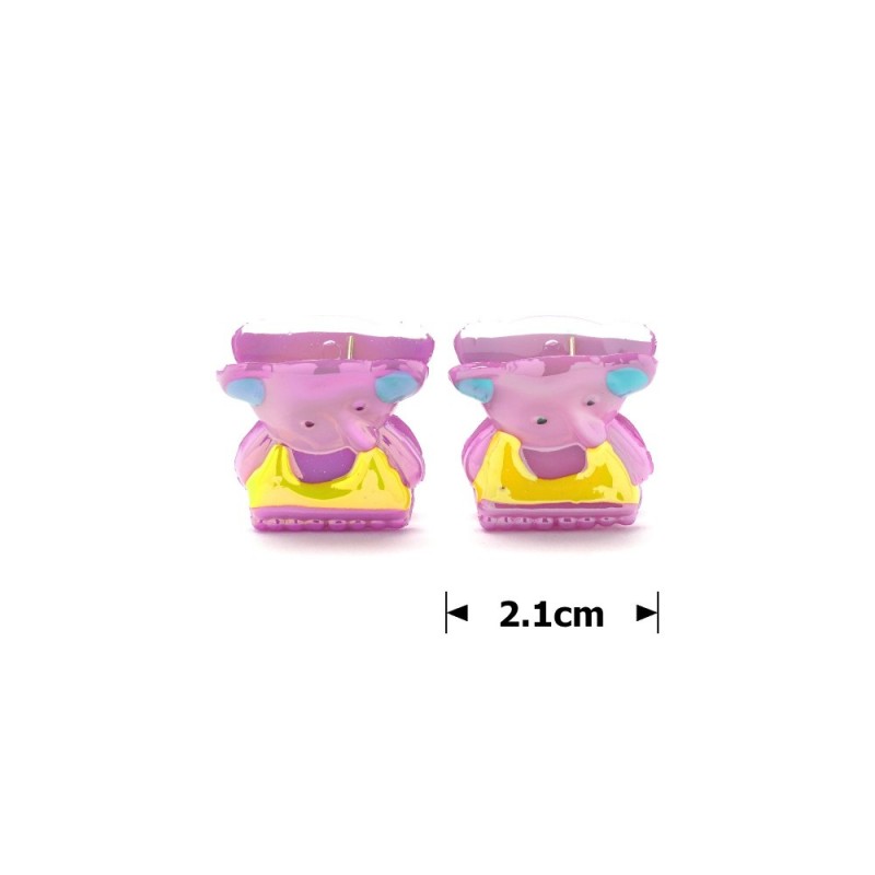 Набор заколок-крабов 2.1см 2шт (27074) вариант 03