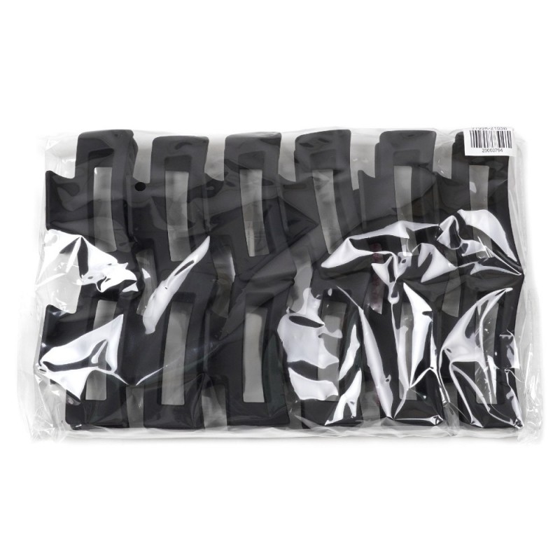 Набор заколок-крабов (97-28458) матовый черный