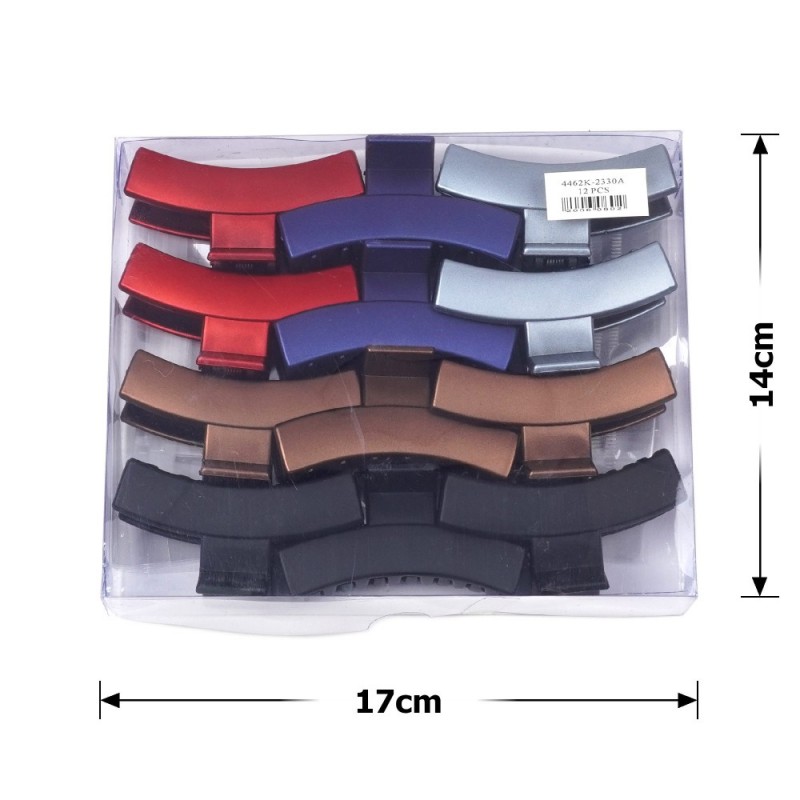 Набор заколок-крабов (66-28486) матовых