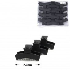 Набор заколок-крабов (66-28487) матовых черных