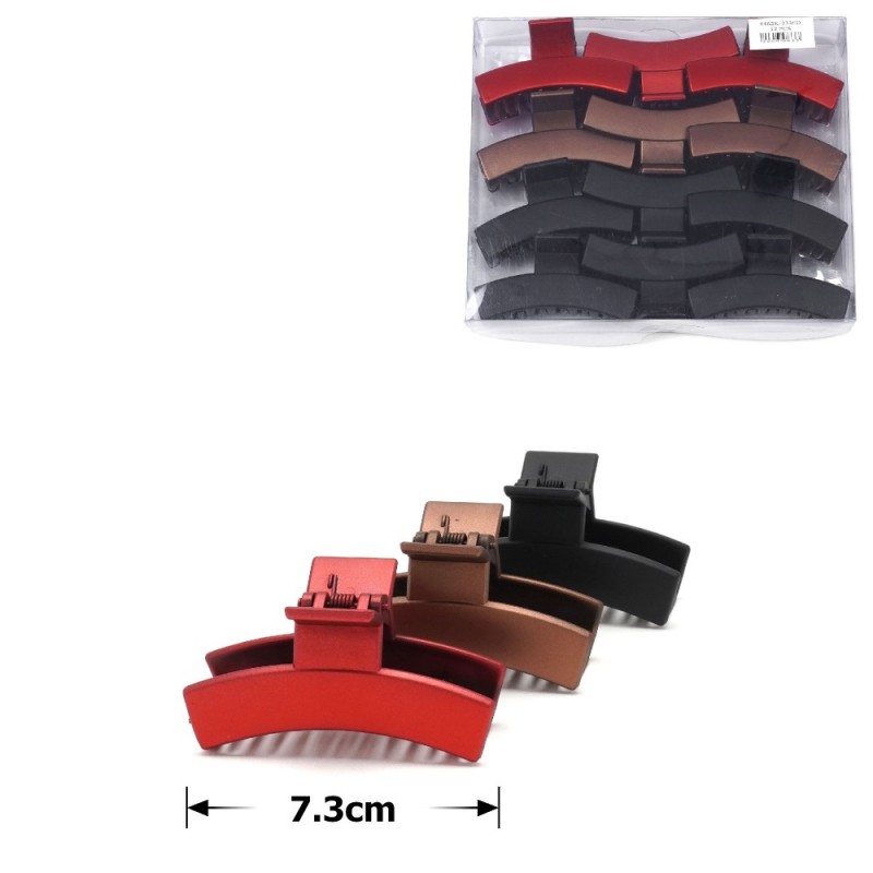 Набор заколок-крабов (66-28489) матовых