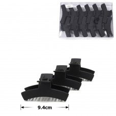 Набор заколок-крабов (68-28491) матовых черных