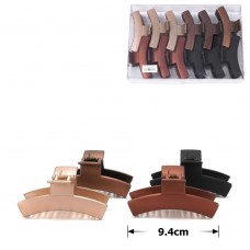 Набор заколок-крабов (68-28492) матовых коричневых