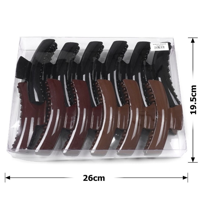 Набор заколок-крабов (28-29274) глянцевый