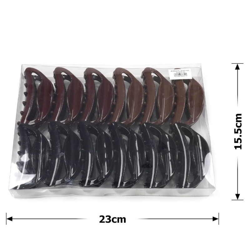 Набор заколок-крабов (99-29278) глянцевый