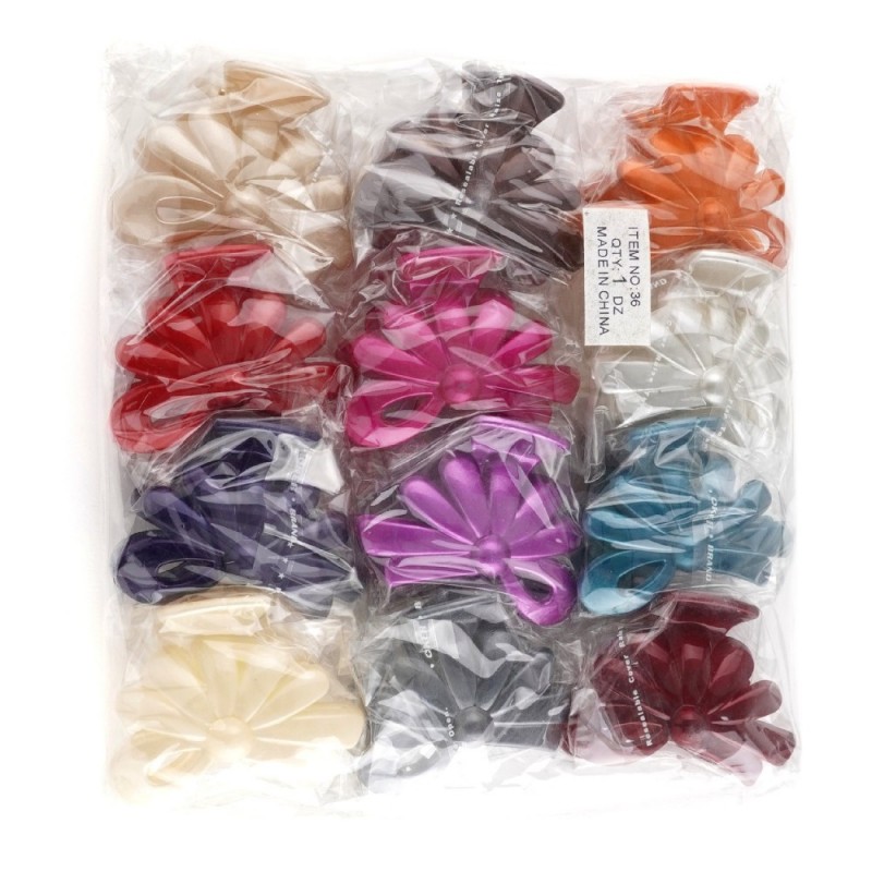 Набор заколок-крабов для волос глянцевые (294)