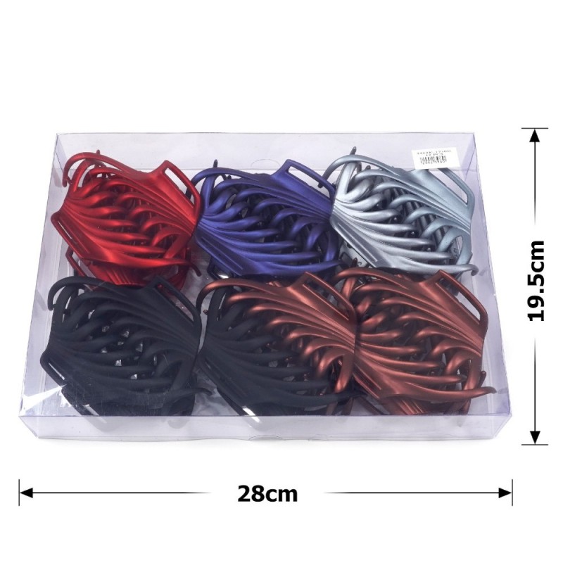 Набор заколок-крабов (18-29496) матовых