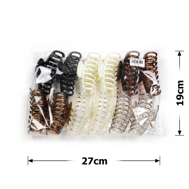 Набор заколок-крабов (101-31639) разноцветный