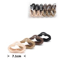 Набор заколок-крабов (108-31644) матовый коричневый