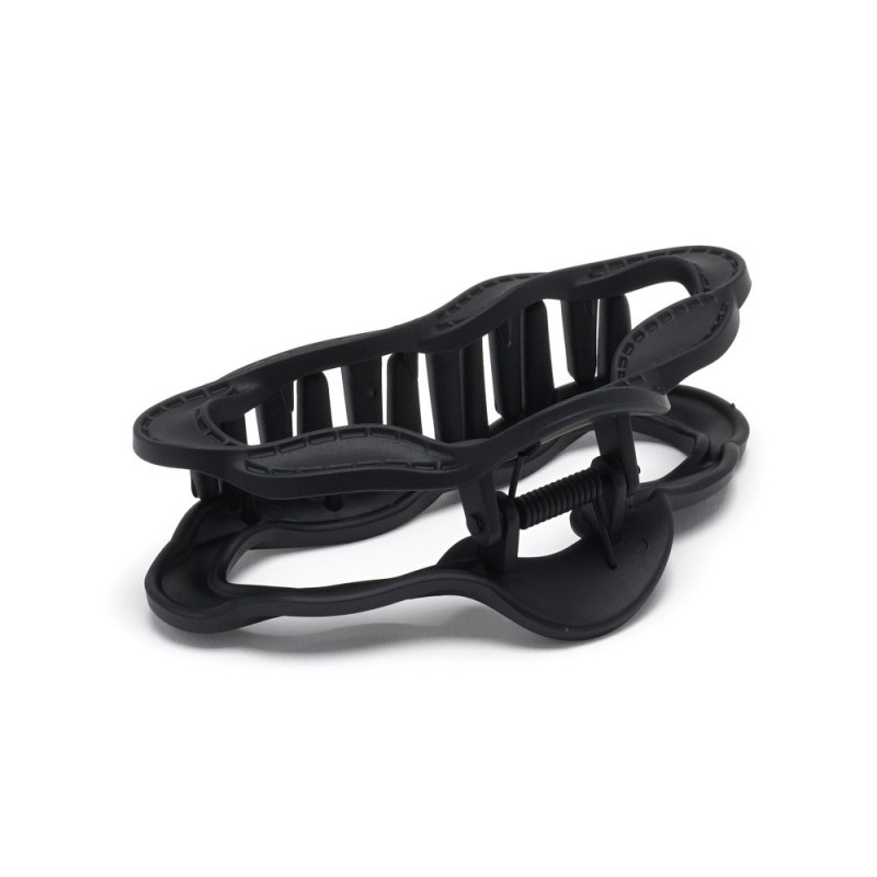 Набор заколок-крабов (110-31646) матовый коричневый