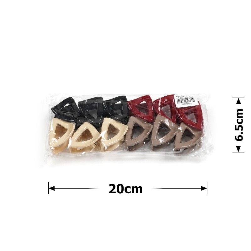 Набор заколок-крабов (122-31657) разноцветный