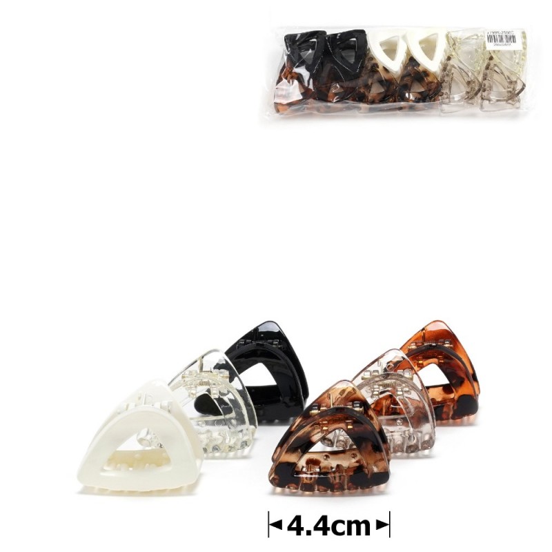 Набор заколок-крабов (122-31658) разноцветный