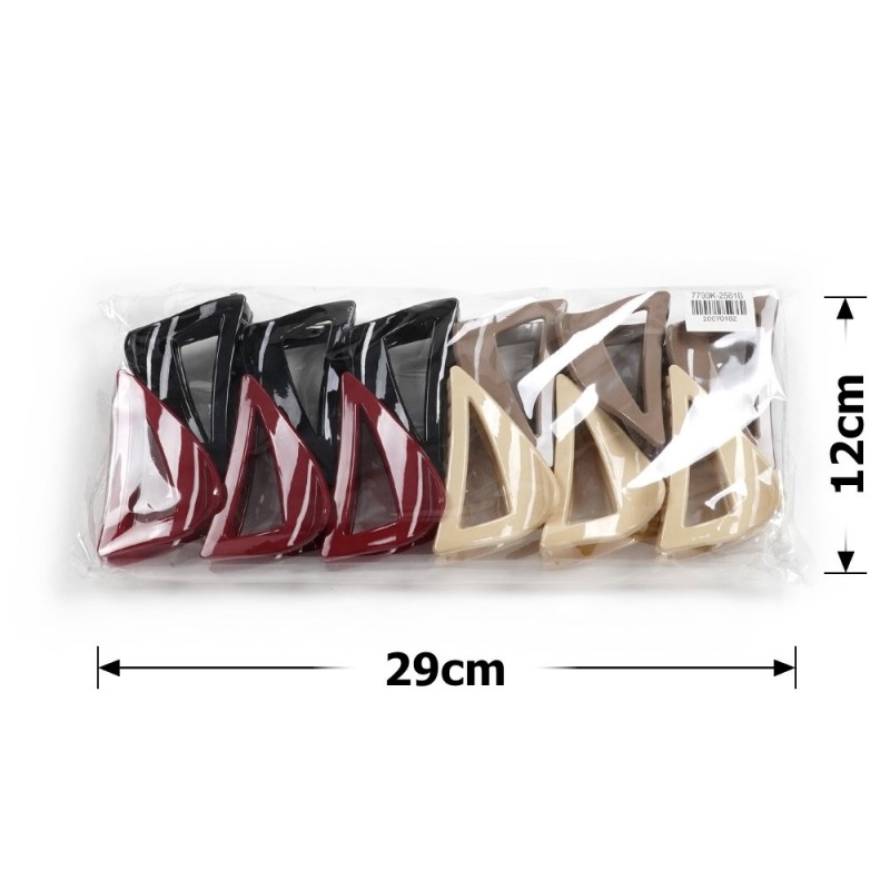 Набор заколок-крабов (124-31660) разноцветный