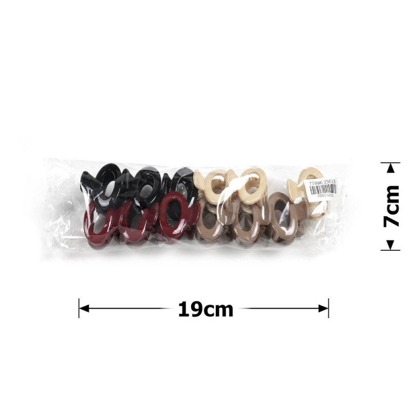 Набор заколок-крабов (127-31663) разноцветный