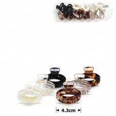 Набор заколок-крабов (127-31664) разноцветный