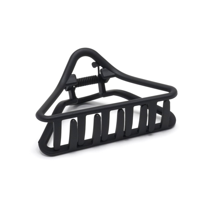 Набор заколок-крабов (133-31668) матовый коричневый