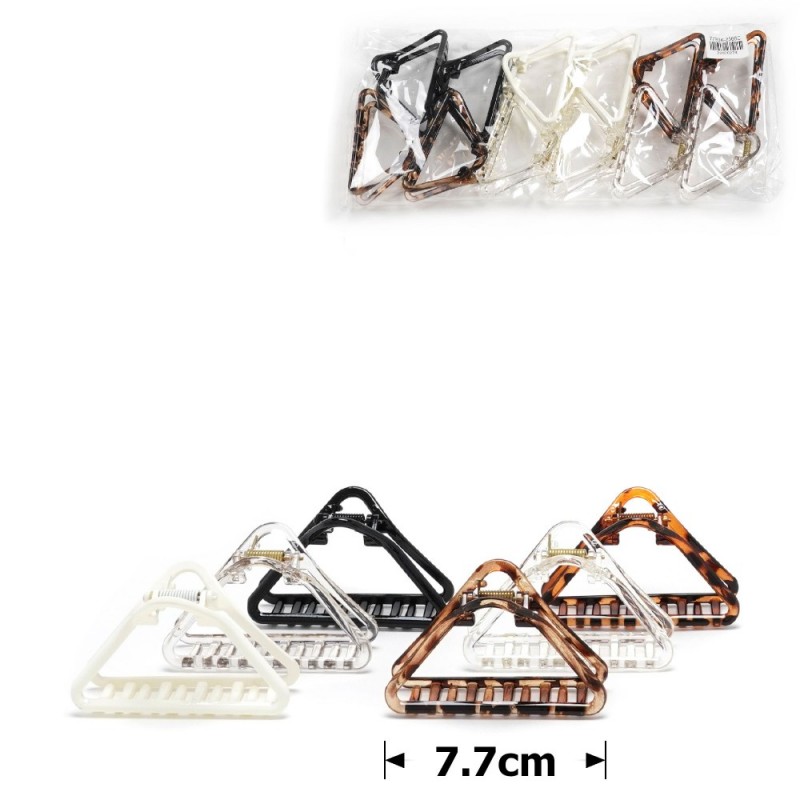 Набор заколок-крабов (133-31669) разноцветный