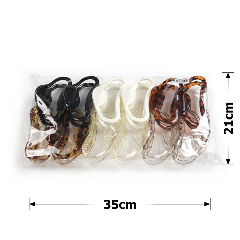 Набор заколок-крабов (144-31681) разноцветный