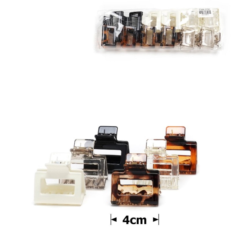 Набор заколок-крабов (153-31689) разноцветный