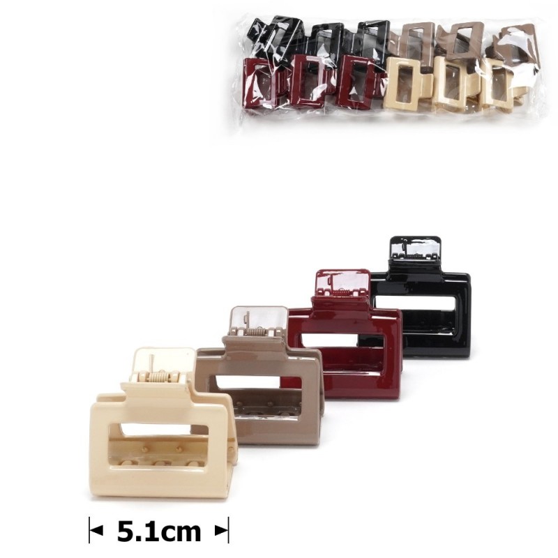 Набор заколок-крабов (155-31691) разноцветный