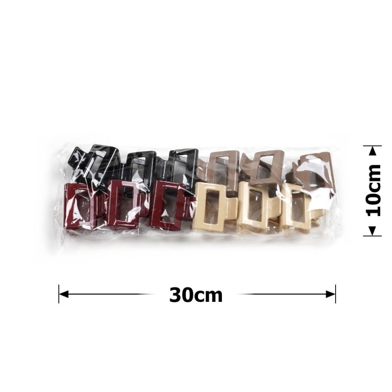 Набор заколок-крабов (155-31691) разноцветный