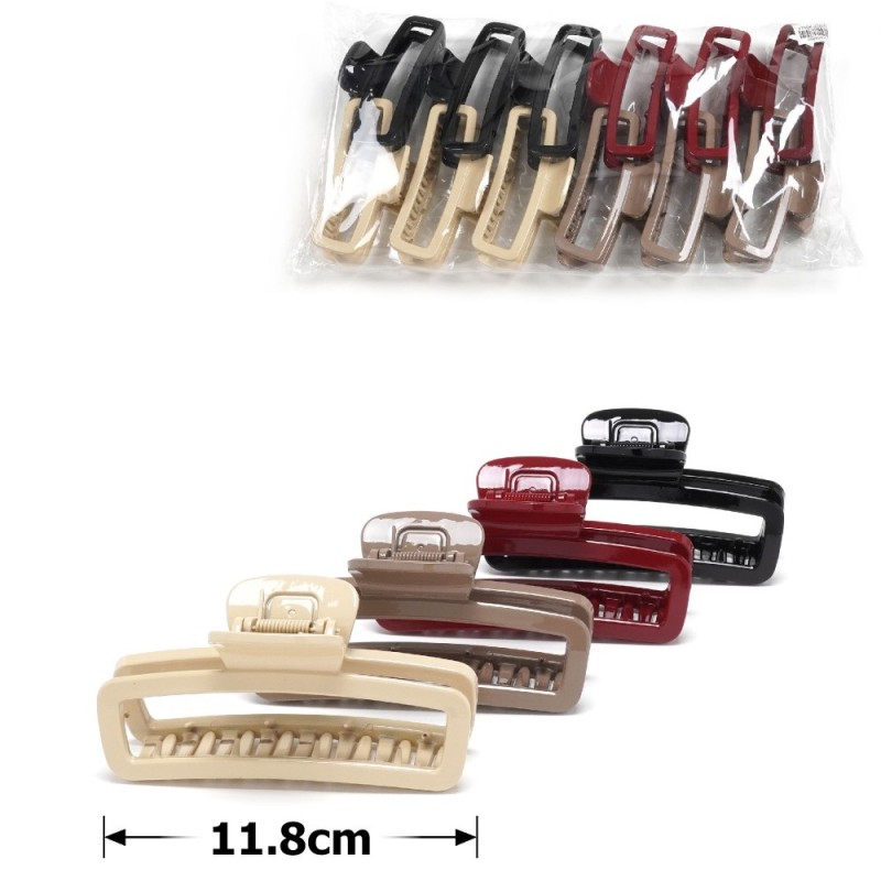 Набор заколок-крабов (166-31702) разноцветный