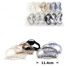 Набор заколок-крабов для волос 11.4см (31824)